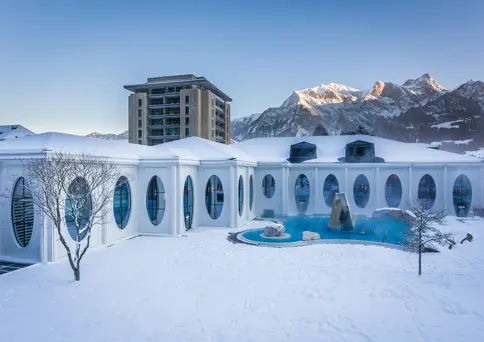 Outdoor Pool Tamina Therme © Grand Resort Bad Ragaz