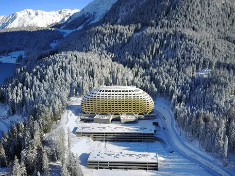 Hotel Aussenansicht Winter ©Alpengold Hotel Davos