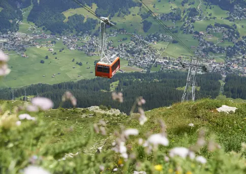 Gotschnanahn Sichtung Richtung Klosters Gondel Sommer 02 (C) Stefanschlumpf