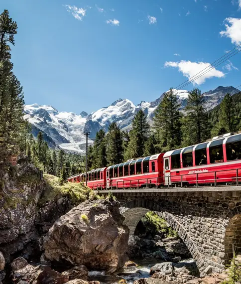 Bernina Express Bei Morteratsch (4)